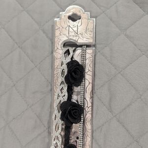 Hairband Set Black and Silver